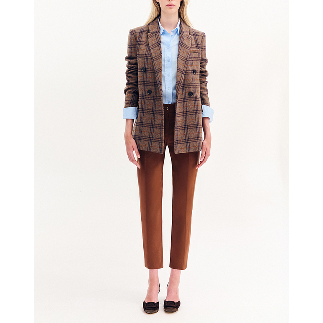 Product FOREL Checked double-breasted jacket base image