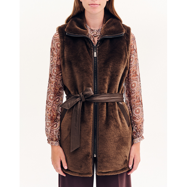 Product FOREL Sleeveless fur vest base image