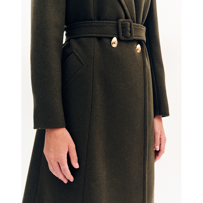 Product FOREL Παλτό σταυρωτό με ζώνη base image