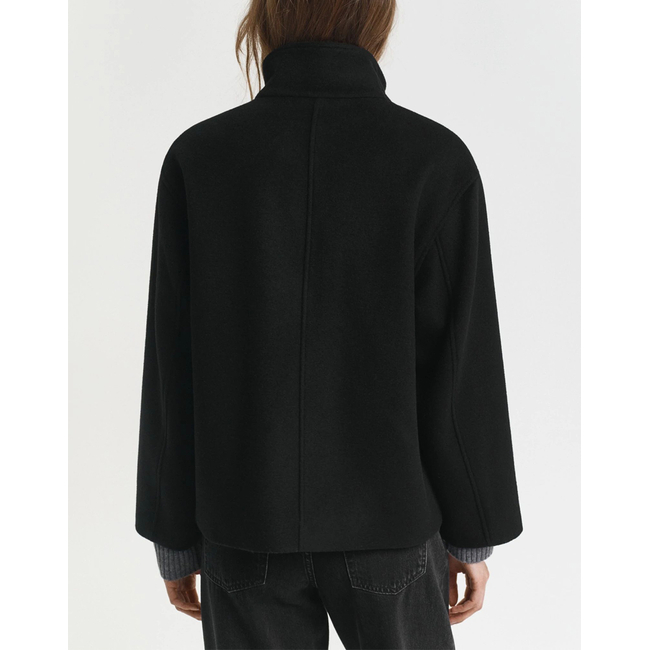 Product GANT ΜΠΟΥΦΑΝ SHORT WOOL JACKET WITH ZIP base image