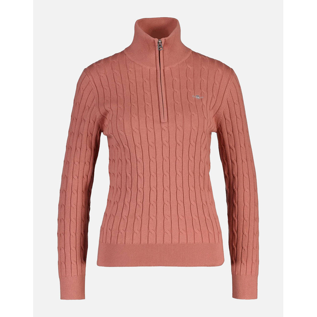 Product GANT ΠΟΥΛΟΒΕΡ ΜΜ STRETCH COTTON CABLE HALF-ZIP base image