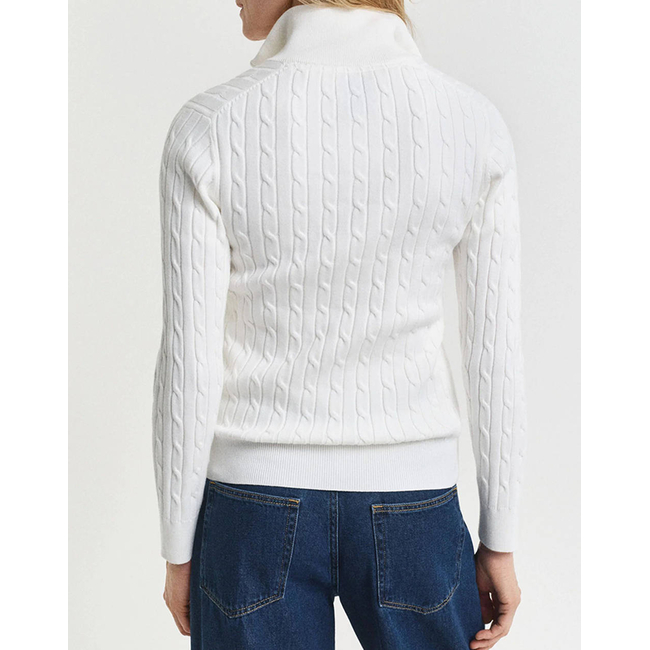Product GANT ΠΟΥΛΟΒΕΡ ΜΜ STRETCH COTTON CABLE HALF-ZIP base image