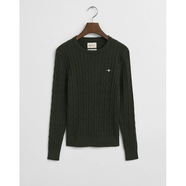 Product GANT ΠΟΥΛΟΒΕΡ ΜΜ STRETCH COTTON CABLE C-NECK base image