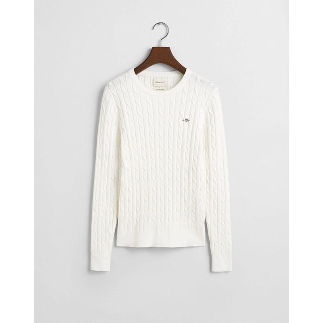 Product GANT ΠΟΥΛΟΒΕΡ ΜΜ STRETCH COTTON CABLE C-NECK base image