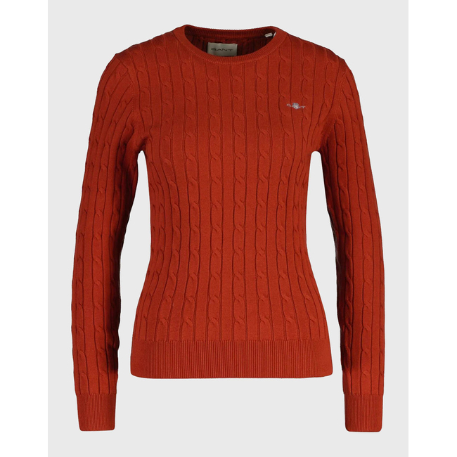 Product GANT ΠΟΥΛΟΒΕΡ ΜΜ STRETCH COTTON CABLE C-NECK base image