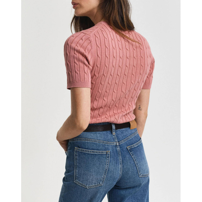 Product GANT ΠΟΥΛΟΒΕΡ ΚΜ STRETCH COTTON CABLE SS C-NECK base image