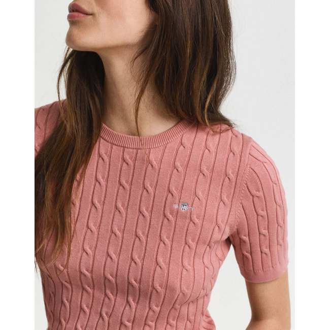 Product GANT ΠΟΥΛΟΒΕΡ ΚΜ STRETCH COTTON CABLE SS C-NECK base image
