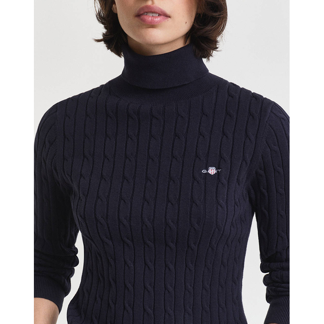 Product GANT ΠΟΥΛΟΒΕΡ ΜΜ STRETCH COTTON CABLE TURTLENECK base image