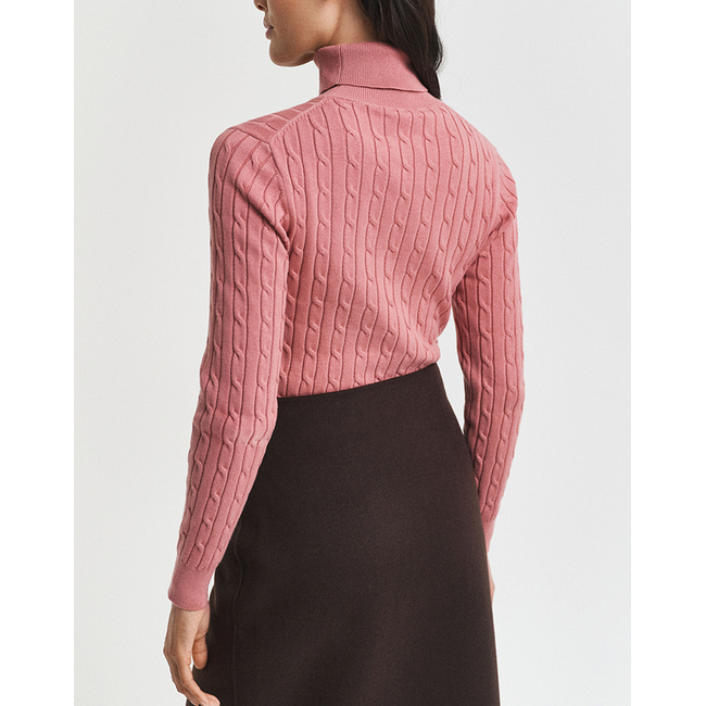 Product GANT MM STRETCH COTTON CABLE TURTLENECK SWEATER base image