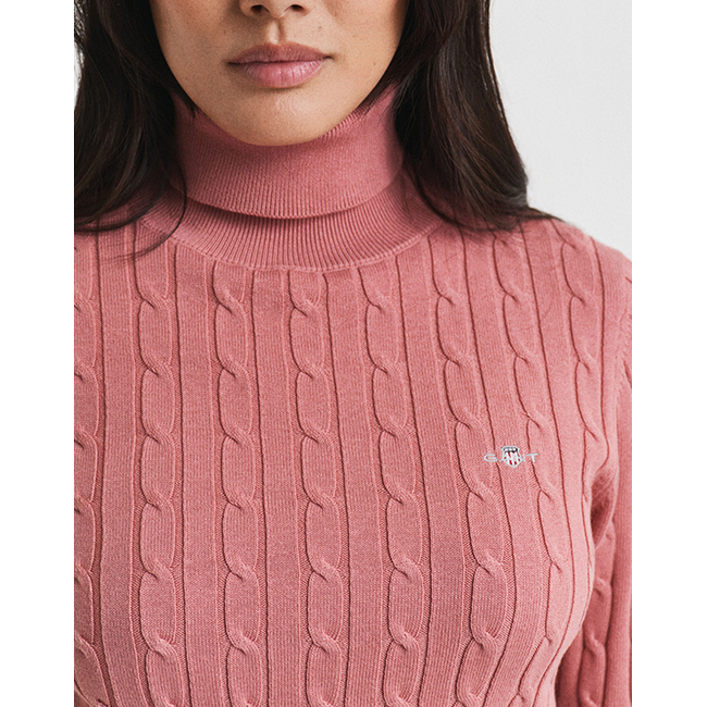 Product GANT MM STRETCH COTTON CABLE TURTLENECK SWEATER base image