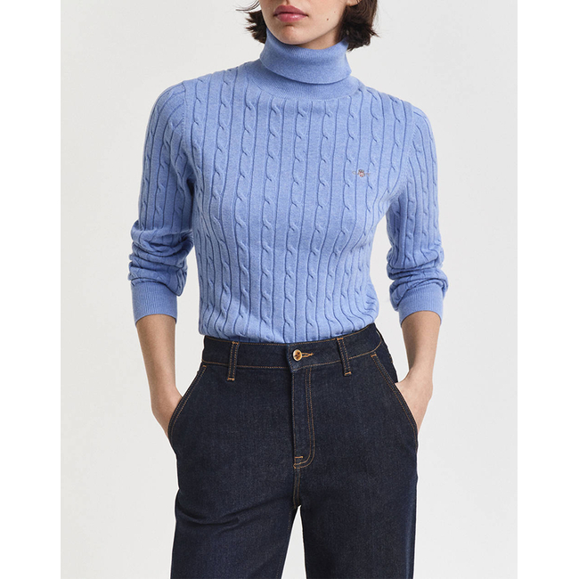 Product GANT ΠΟΥΛΟΒΕΡ ΜΜ STRETCH COTTON CABLE TURTLENECK base image