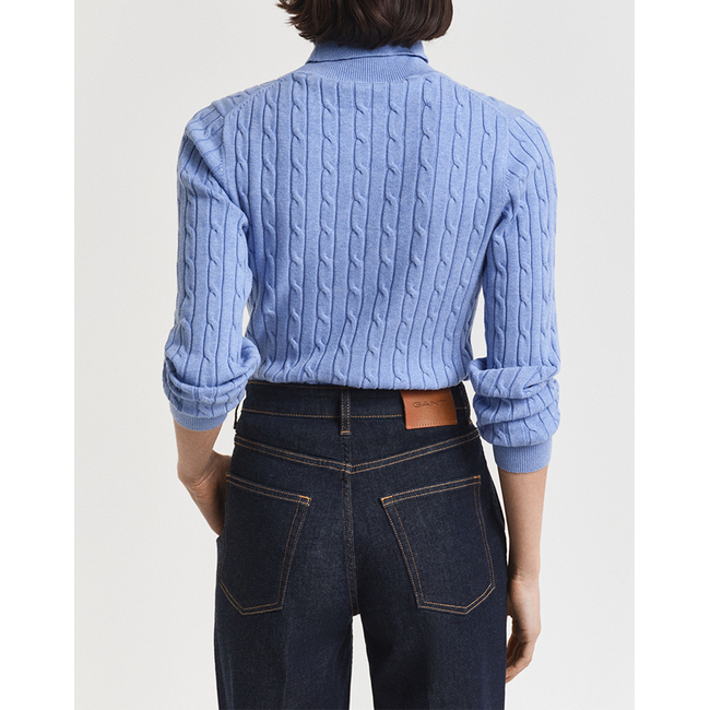Product GANT MM STRETCH COTTON CABLE TURTLENECK SWEATER base image