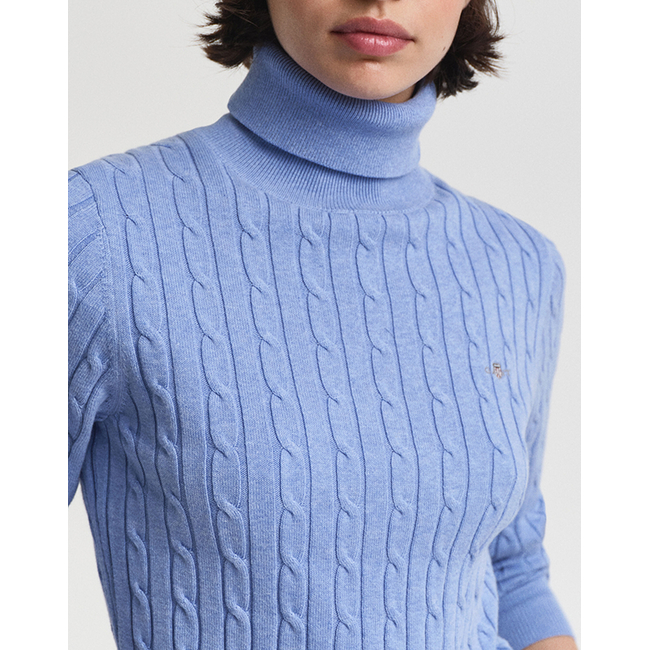 Product GANT MM STRETCH COTTON CABLE TURTLENECK SWEATER base image