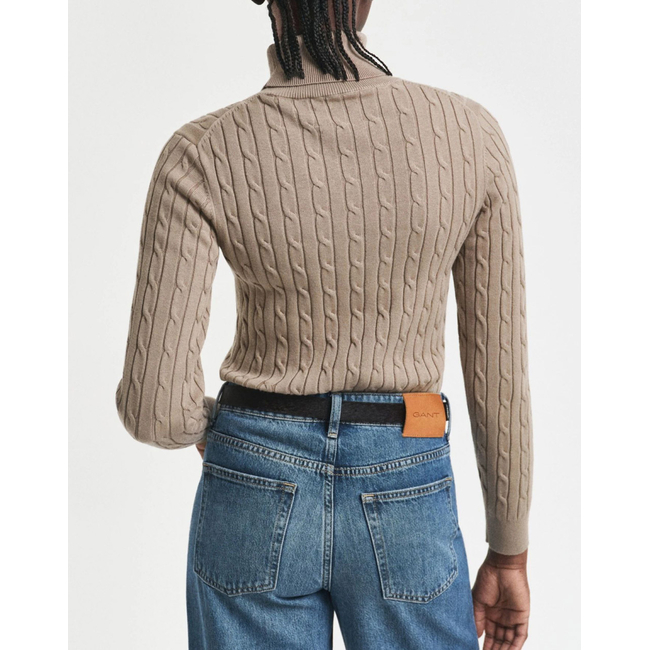 Product GANT ΠΟΥΛΟΒΕΡ ΜΜ STRETCH COTTON CABLE TURTLENECK base image