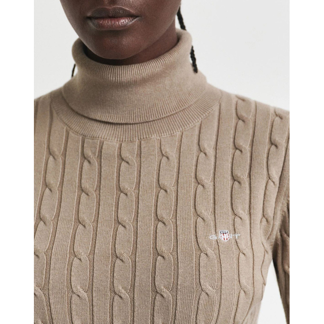 Product GANT ΠΟΥΛΟΒΕΡ ΜΜ STRETCH COTTON CABLE TURTLENECK base image