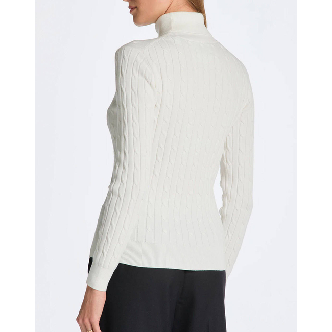 Product GANT MM STRETCH COTTON CABLE TURTLENECK SWEATER base image