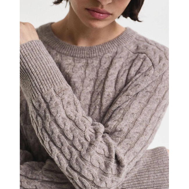 Product GANT ΠΟΥΛΟΒΕΡ ΜΜ WOOL CABLE KNIT C-NECK base image