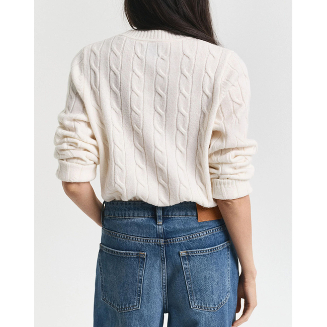 Product GANT LS LAMBSWOOL CABLE C-NECK SWEATER base image