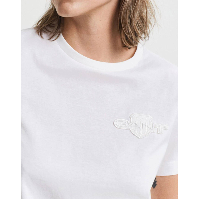 Product GANT ΜΠΛΟΥΖΑ ΚΜ REG TONAL SHIELD SS T-SHIRT base image