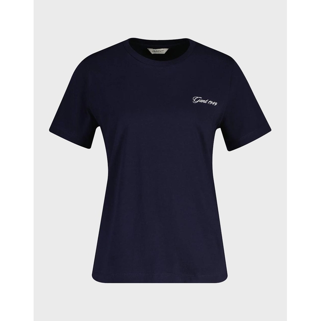 Product GANT ΜΠΛΟΥΖΑ ΚΜ REG COTTON SCRIPT SS T-SHIRT base image