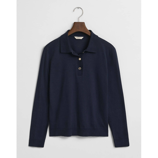 Product GANT ΜΠΛΟΥΖΑ ΜΜ REG SEAMLESS BUTTON LS POLO base image