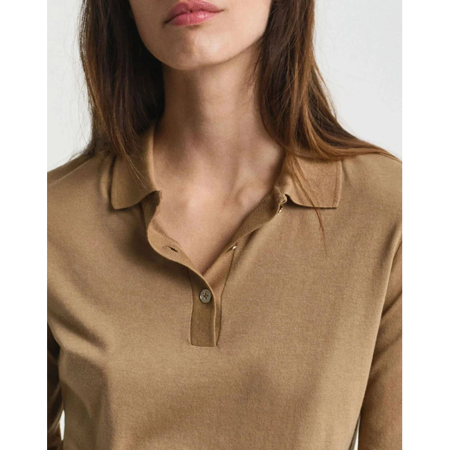 Product GANT ΜΠΛΟΥΖΑ ΜΜ REG SEAMLESS BUTTON LS POLO base image