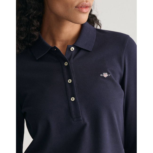 Product GANT ΜΠΛΟΥΖΑ ΜΜ SLIM SHIELD LS PIQUE POLO base image