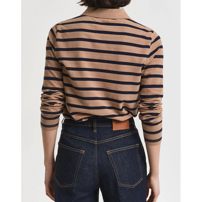 Product GANT ΜΠΛΟΥΖΑ ΜΜ REG BRETON STRIPED LS PIQUE POLO base image