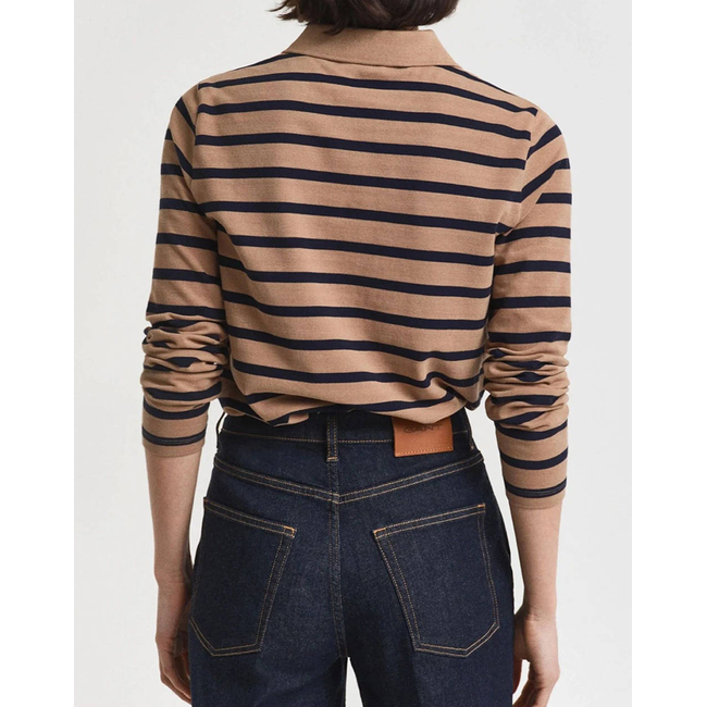 Product GANT ΜΠΛΟΥΖΑ ΜΜ REG BRETON STRIPED LS PIQUE POLO base image
