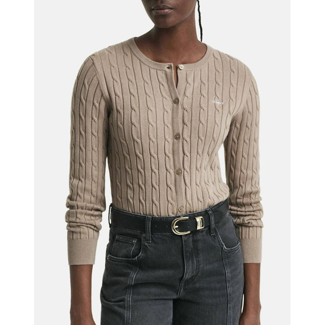 Product GANT ΖΑΚΕΤΑ ΠΛΕΚΤΗ STRETCH COTTON CABLE CARDIGAN base image