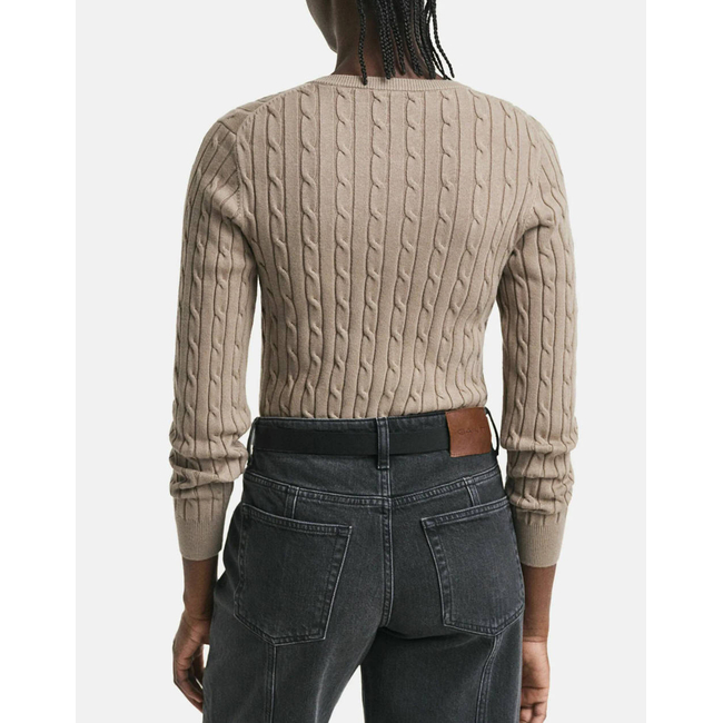 Product GANT ΖΑΚΕΤΑ ΠΛΕΚΤΗ STRETCH COTTON CABLE CARDIGAN base image
