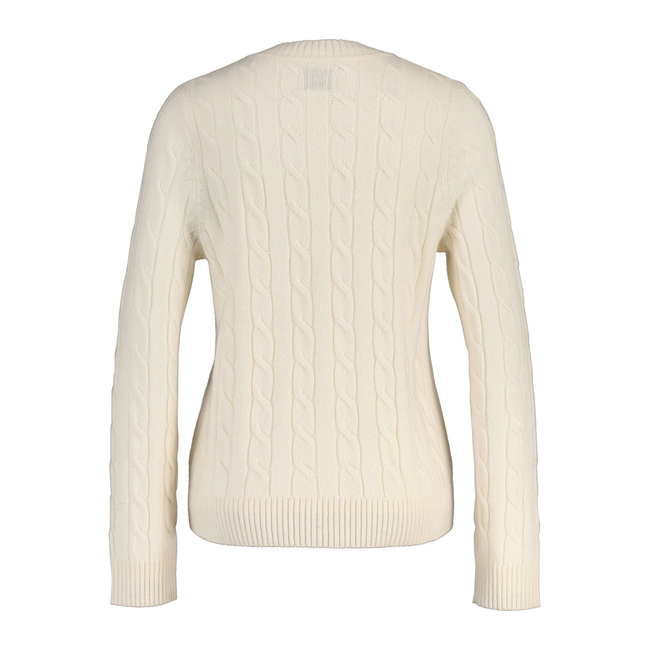 Product GANT LAMBSWOOL CABLE KNIT CARDIGAN base image