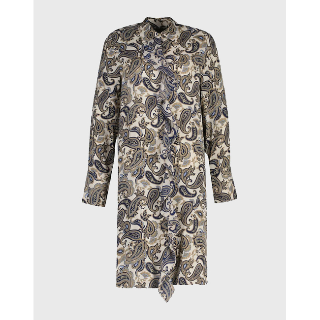Product GANT PAISLEY PRINT RUFFLE SHIRT DRESS base image