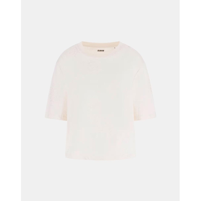 Product GUESS  PEONY AOP EMBROIDERY BOXY TEE ΜΠΛΟΥΖΑ ΓΥΝΑΙΚΕΙΟ base image