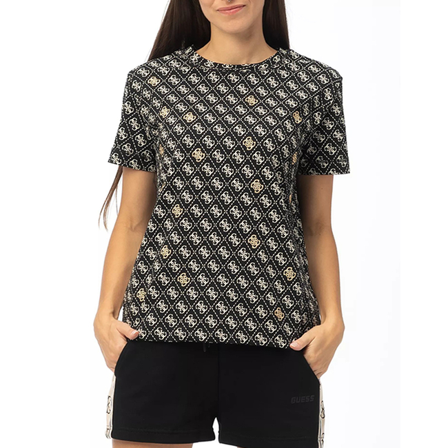 Product GUESS 4G RHOMBUS STUDS SS T-SHIRT ΜΠΛΟΥΖΑ ΓΥΝΑΙΚΕΙΟ base image