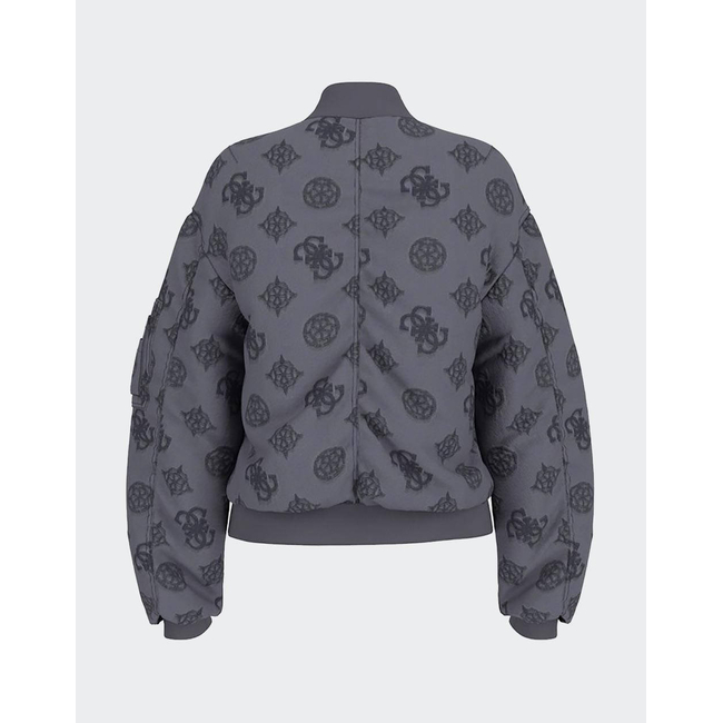 Product GUESS PHILOMENE LOGO BOMBER JACKET WOMEN base image