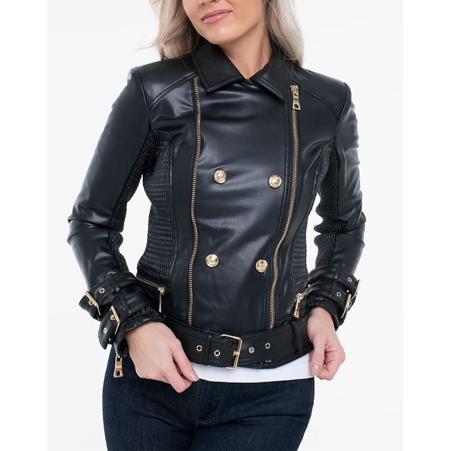 Product GUESS MYLA MOTO JACKET ΜΠΟΥΦΑΝ ΓΥΝΑΙΚΕΙΟ base image