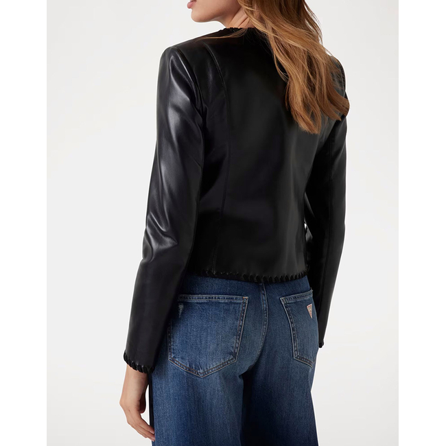 Product GUESS  LEONTINE EMBRO STITCH JACKET ΜΠΟΥΦΑΝ ΓΥΝΑΙΚΕΙΟ base image