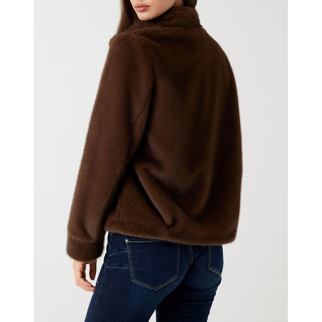 Product GUESS LUNA FAUX FUR JACKET ΜΠΟΥΦΑΝ ΓΥΝΑΙΚΕΙΟ base image