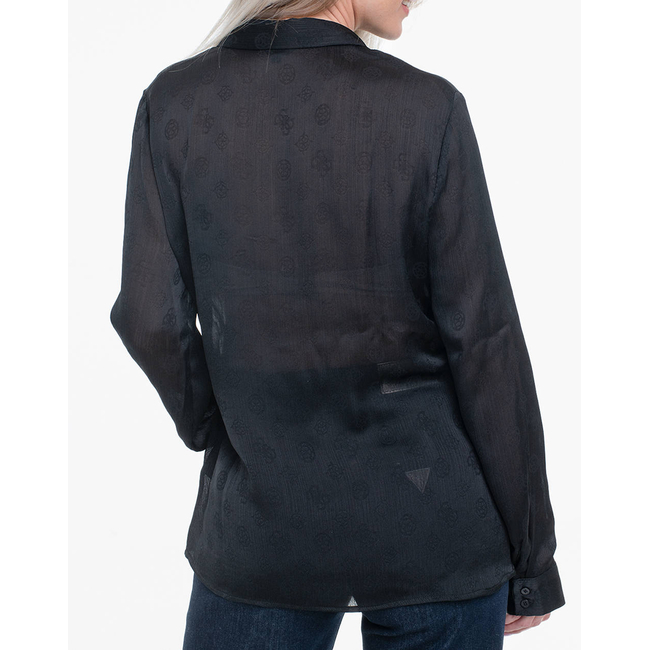 Product GUESS LS MARTHE LOGO SHIRT WOMEN base image