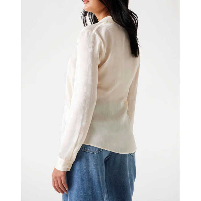 Product GUESS LS MARTHE LOGO SHIRT WOMEN base image