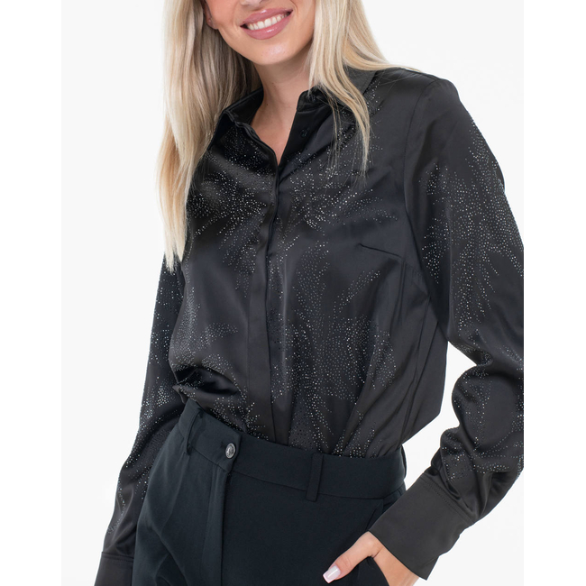 Product GUESS LS AGNES HOTFIX SHIRT WOMEN base image
