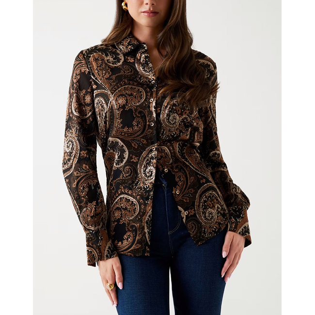 Product GUESS LS CLARISSE OVERSIZE SHIRT ΠΟΥΚΑΜΙΣΟ ΓΥΝΑΙΚΕΙΟ base image
