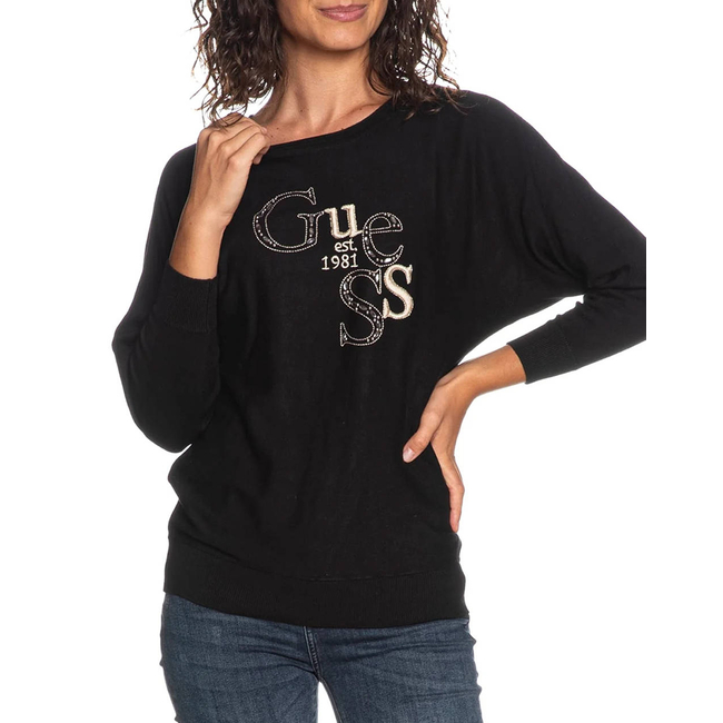 Product GUESS BAT SLEEVE KASSIDY LOGO SWTR KNIT WOMEN base image
