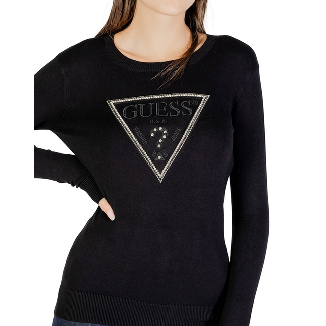 Product GUESS LS CN KIARA TRIANGLE LOGO SWTR ΠΛΕΚΤΟ ΓΥΝΑΙΚΕΙΟ base image