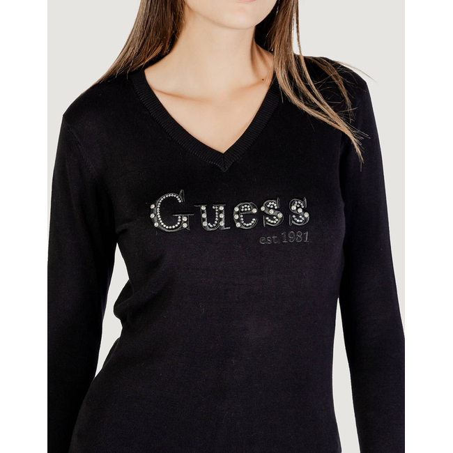 Product GUESS LS VN KENZIE LOGO SWTR ΠΛΕΚΤΟ ΓΥΝΑΙΚΕΙΟ base image