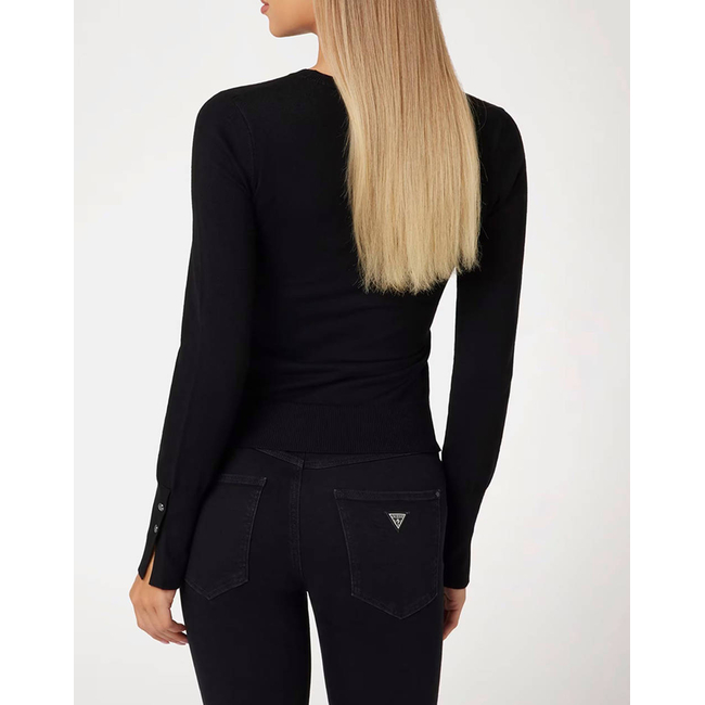 Product GUESS ELINOR RN LS SWTR ΠΛΕΚΤΟ ΓΥΝΑΙΚΕΙΟ base image