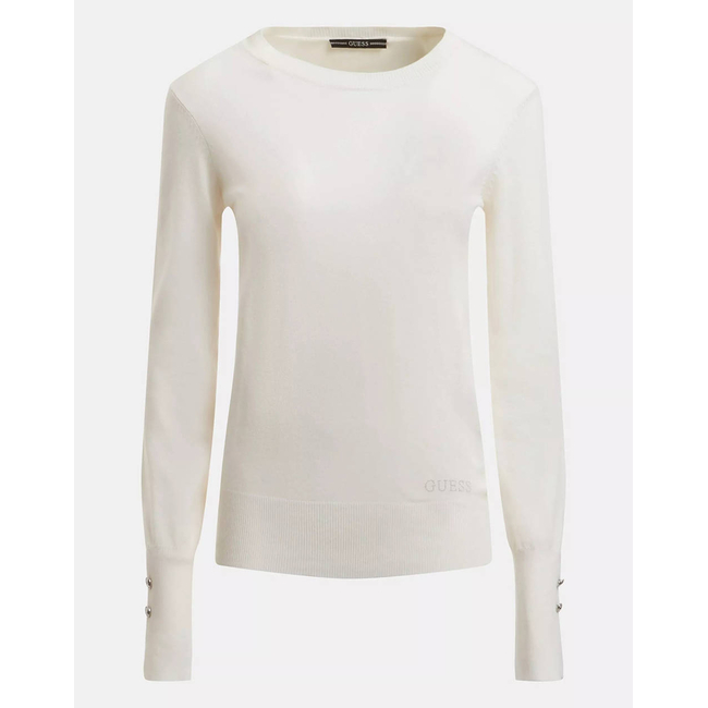 Product GUESS ELINOR RN LS SWTR ΠΛΕΚΤΟ ΓΥΝΑΙΚΕΙΟ base image
