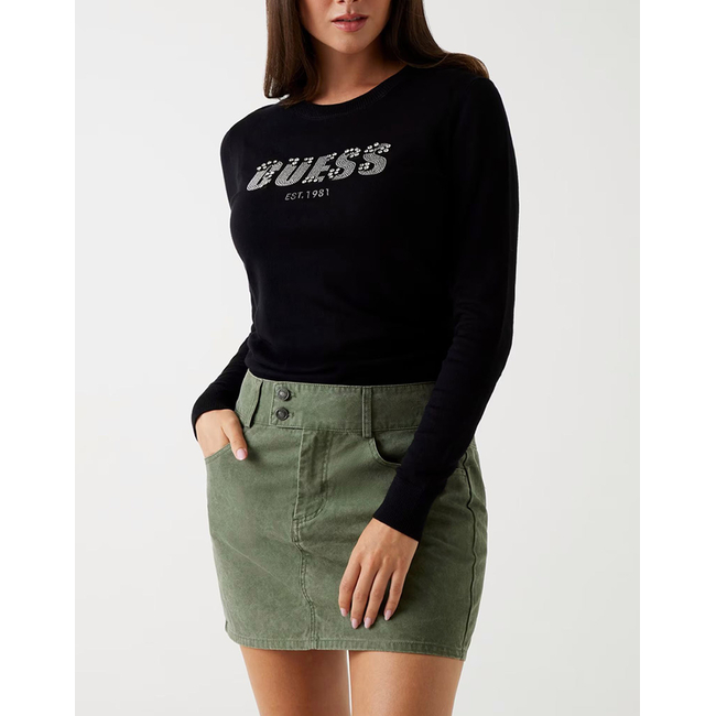 Product GUESS LS CN REYNA LOGO SWTR ΠΛΕΚΤΟ ΓΥΝΑΙΚΕΙΟ base image