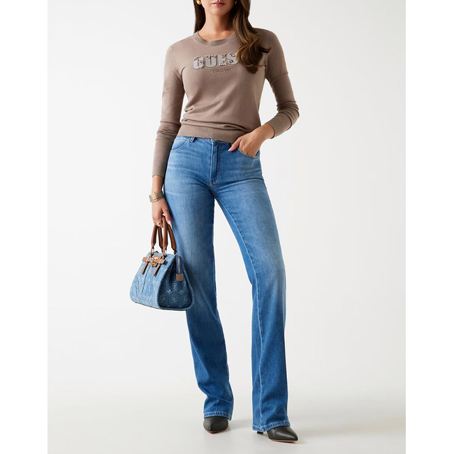 Product GUESS LS CN REYNA LOGO SWTR ΠΛΕΚΤΟ ΓΥΝΑΙΚΕΙΟ base image